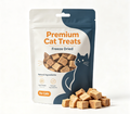 Freeze Dried Premium Cat Treats, High Protein Natural Chicken & Fish Snacks, Healthy Grain-Free Training Snacks for All Breeds of Cats